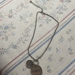 Trust and honest necklace